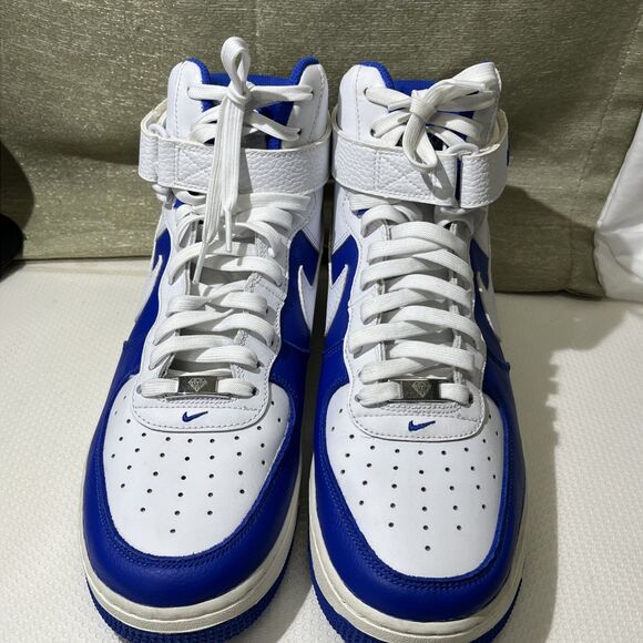 DC8870-100 Nike Air Force 1 High NBA 75TH Anniversary Men\'s Sneakers Sz 11 Blue main image 9